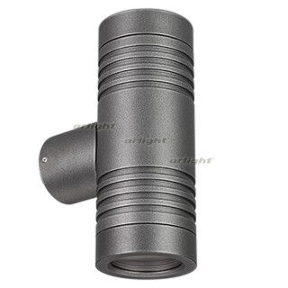 Светильник KT-RAY-WALL-TWIN-R46-2x3W Warm3000 (GR, 24 deg, 24V) (Arlight, IP65 Металл, 3 года) | 034137 Arlight