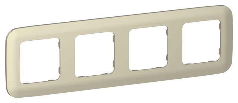 Рамка 4-м СП FLITE РУ-4-А-ФлШ шампань IEK FI-M42-31-20-K37 IEK (ИЭК) арт. FI-M42-31-20-K37