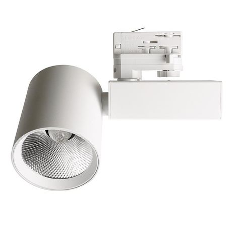 Светильник светодиодный трековый на шинопровод ДПО-30w 4000К 2700Лм трехфазный белый - 51604 FERON