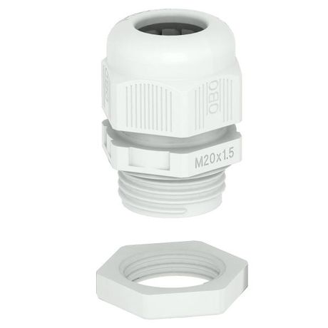 Кабельный ввод M40, влагозащита IP 68, УФ-стойкий, с контргайкой | 2022772 OBO Bettermann