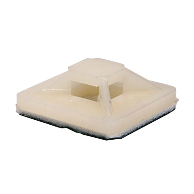 Площадка самоклеящаяся ПС-25 25х25 под хомуты (100штук/упаковка) | 4690612011905 IN HOME