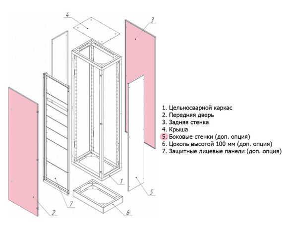 Стенка боковая Метэл 2 640х1800 | 03.160