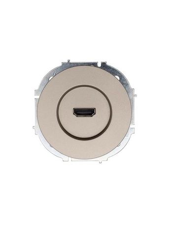 Розетка HDMI 1-м СП OSEN механизм титан LEZARD 743-3788-203