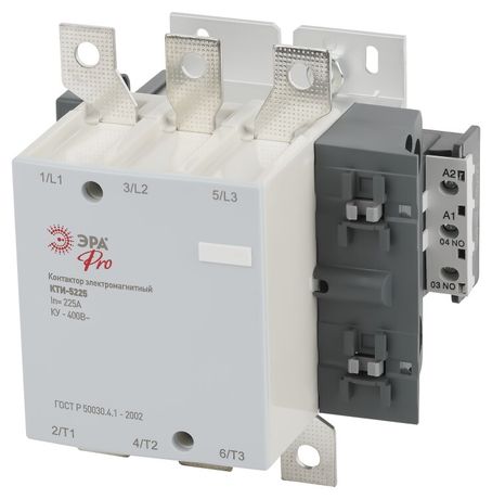 Контактор КТИ-5225 PRO KKT50-225-400-10-E 225А 400В/АС3 | Б0054927 ЭРА