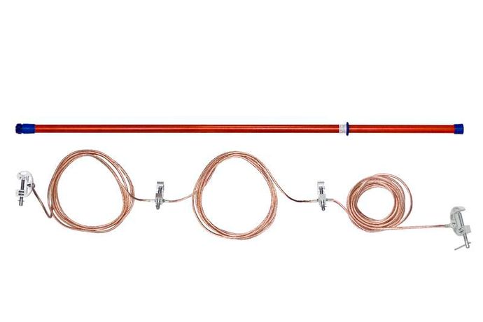 Заземление переносное ЗПП-35 Д для распред. устр. до 35кВ 35кв.мм Диэлектрик Д219462