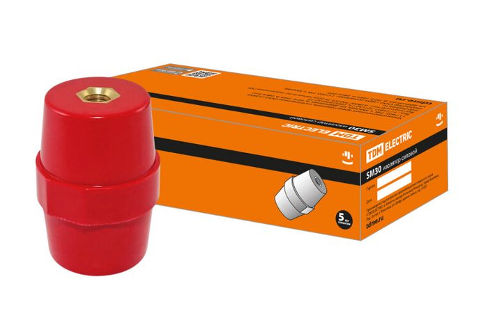 Изолятор SM30 силовой Н30хD27хМ8мм | SQ0807-0053 TDM