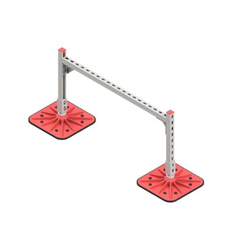 Конструкция опорная для горизонт. прямоугольн. воздуховодов и метал. лотков кабеленесущих систем TECHNORAPTOR FOOT 1000х500 HD КМ TR0285 КМ-Профиль