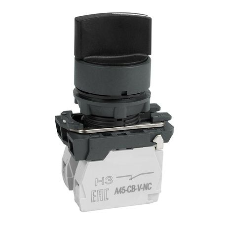 Переключатель OptiSignal D22 C5-S-25 2 положения пластик 1НО+1НЗ XB5AD25 |332185| КЭАЗ