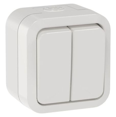 Выключатель 2-кл. ОП TORS TS305 10А IP55 бел. IEK TS-V20-0-10-55-K01