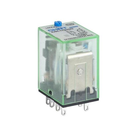 Реле промежуточное с кнопкой тестирования NJDC-17/2ZS 2 конт. 5А AC380В (R) | 651152 CHINT