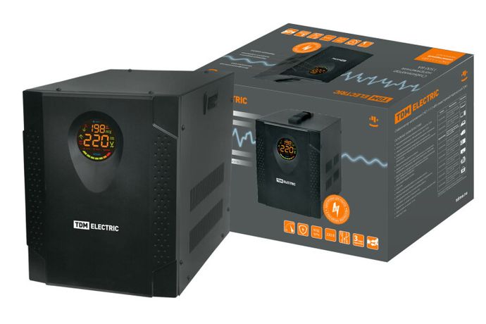 Стабилизатор напряжения СНС1-1-1,5 кВА симисторный переносной | SQ1203-0003 TDM