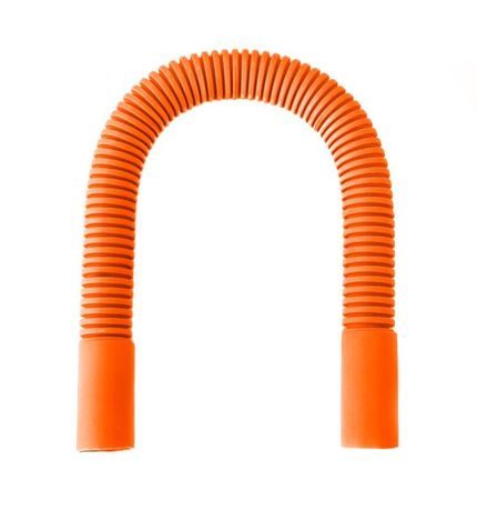 Поворот гибкий гофрированный универсальный оранжевый d25 мм (5шт/120шт уп/кор) | PR13.02470 Промрукав Строитель