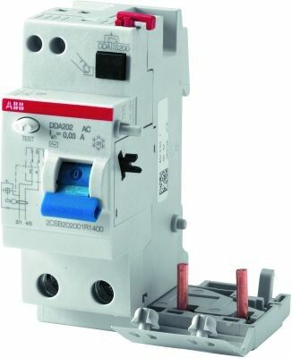Выключатель дифференциального тока (УЗО) 2п 25А 30мА DDA202 АС - 2CSB202001R1250 ABB
