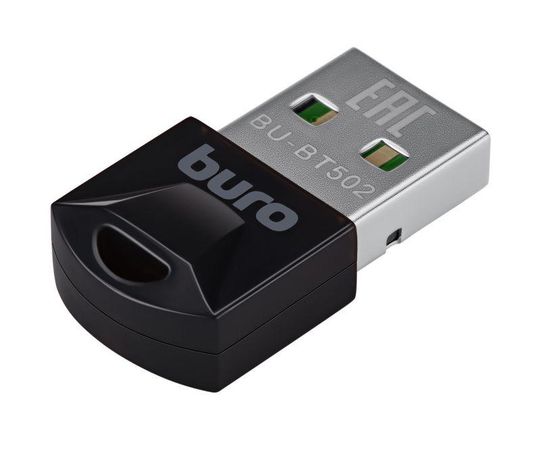 Адаптер USB BU-BT502 Bluetooth 5.0+EDR class 1.5 20м черн. BURO 1395352