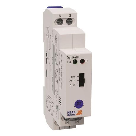Реле лестничного освещения OptiRel D SSW-1-230A-1 с ручным управлением 16А 1СО 230АС | 357859 КЭАЗ