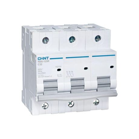 Выключатель автоматический NB8-125R 3P 25А 25кА хар-ка B (R) | 559752 CHINT