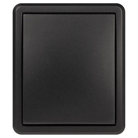 Выключатель одноклавишный наружный (открытой установки) с подсветкой IP 20 антрацит 10А 250В винтовые зажимы ЭРА Эксперт 11-1202-05 - Б0063044