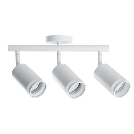 Светильник ДБО 3хGU10 без ламп наклонный белый - 41490 FERON ML233