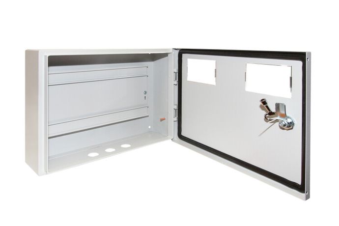 Щит учета ЩУ-1ф/2 (на 2 счётчика) 300х400х125 IP54 Народный | SQ0905-2503 TDM