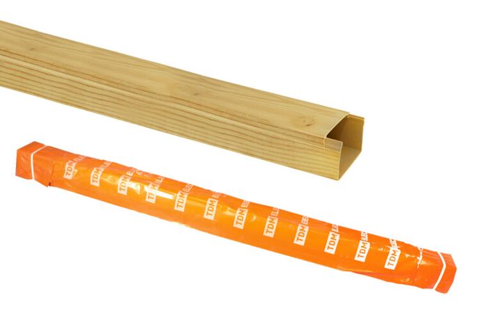 Кабель-канал 16х16 желтая сосна 3D (100м) | SQ0402-0603 TDM