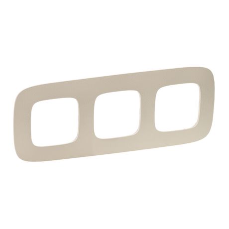 Рамка 3-м Valena Allure универсальная тиснение беж. Leg 754383 Legrand