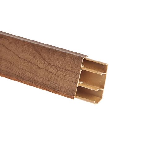 Кабель-канал плинтусный 50х10х18 L2500 пластик дуб Ruvinil РКП-08М TYCO