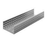 Универсальный лоток перфорированный 500х150х3000, толщ. 1,5 мм, Сендзимир цинк, 083000 | УЛП-500х150х3000-1,5-СЦ Ostec УЛ(П)-500х150х3000 (1,5 мм)
