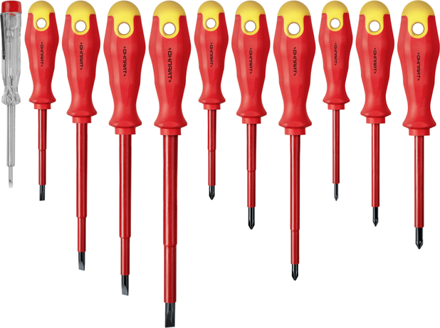 Набор отверток диэлектрических OHT-Otd01-H11 (11шт) ОНЛАЙТ 90562 Navigator 33332