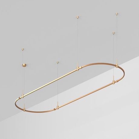 Трек ART-APRIORI-OVAL-HANG-3000x1000 (GD) (ARL, IP20 металл, 3 года) - 048501 Arlight