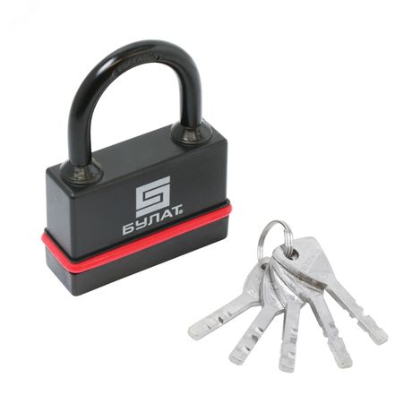 Замок навесной Булат ВС 3-Н75 ПЛ всепогодный 5кл. d=10мм - 13655 ПТК