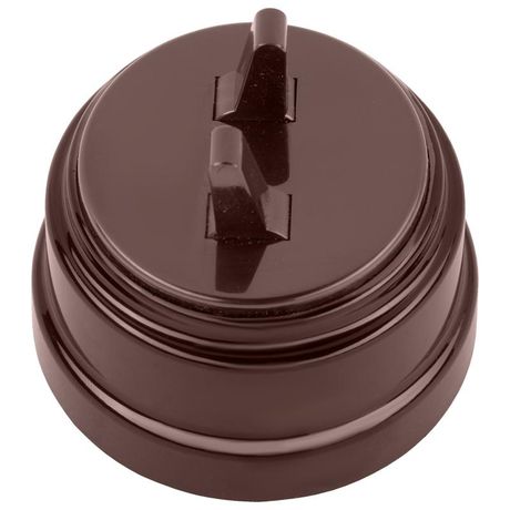 Выключатель 2-кл. тумблерный ОП РЕТРО 10А Bylectrica А510-2204 шоколад