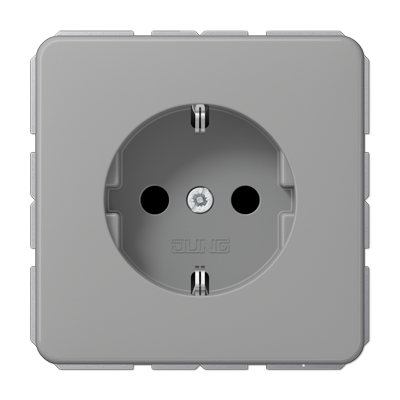 Штепсельная розетка SCHUKO 16A 250V~; серая | CD1520BFGR Jung