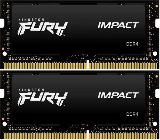 Память оперативная KF432S20IBK2/64 64GB 3200MHz DDR4 CL20 SODIMM (Kit of 2) FURY Impact KINGSTON 1000632903