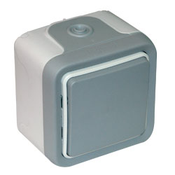 Переключатель промежуточный 1-кл. ОП Plexo 10А IP55 250В 10AX сер. Leg 069716 Legrand