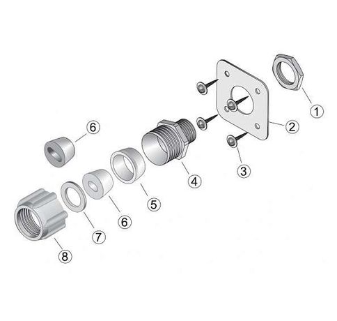 Устройство для ввода кабеля под теплоизоляцию LEK/U ССТ 100035745800 2187253