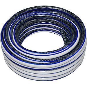 Шланг для полива усилен. 12мм (1/2)х15м 4 слойн. 12 бар (1/6) Green Apple Б0003086 ЭРА