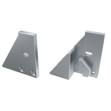 Заглушка для ALM-GLASS-6 с опорой правая отверстием (ARL, Металл) - 026732 Arlight