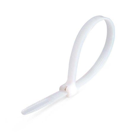 Хомут нейлоновый КСЗ 5х250 бел. (уп.100шт) Fortisflex 90332 КВТ