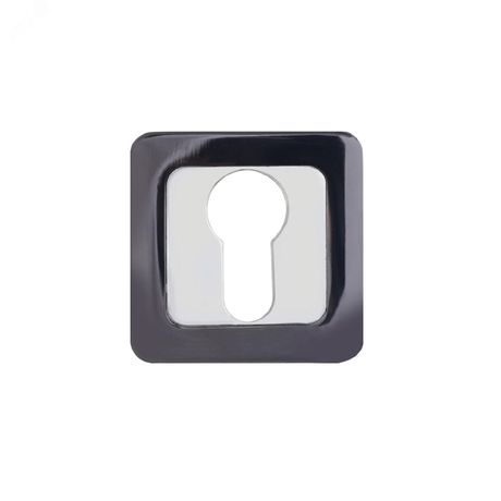 Накладка декоративная (комплект) под цилиндровый механизм замка, АЛЛЮР АРТ ET-S1 BT/CP (42142) черный титан - 12455 ПТК