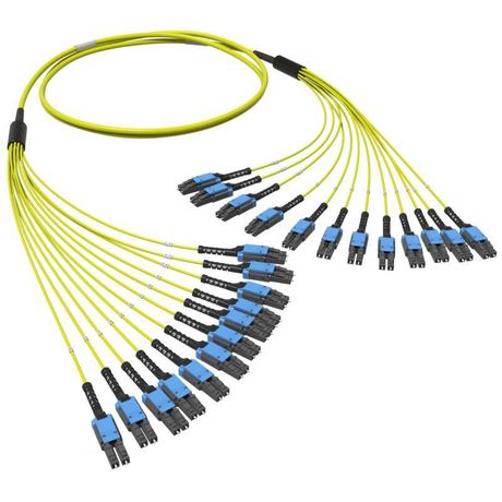 Оптическая разветвительная сборка 24ОВ 9/125 OS2, 12хLC-UPC Duplex Uniboot/12хLC-UPC Uniboot, 10м | RNFLL24S10 DKC ДКС