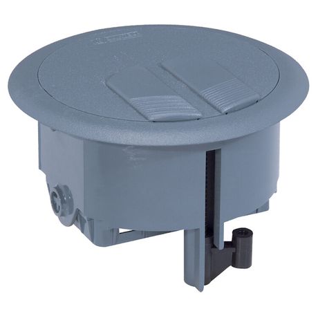 Коробка напольная 3мод. для фальш и бетон. полов сер. Leg 089644 Legrand