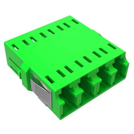 Адаптер LC/APC-Quad, Senior/Senior, SC-footprint, ОS2, зеленый | RNFA9AQLC DKC ДКС