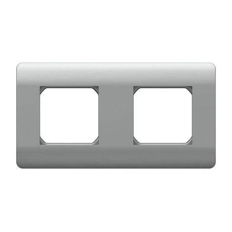 Рамка 2-ая, универсальная, серебряный(NEW3-E) | 431435 CHINT