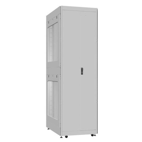 Шкаф серверный 52U 800х1200 передняя дверь: двустворчатая глухой металл IP51. задняя без. боковые панели: перфорированные. цвет: серый RAL7035 - EX 8252.7502 SYSMATRIX