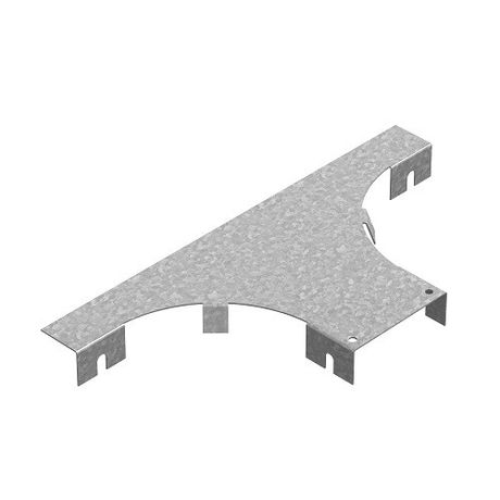 Крышка к ответвителю горизонтальному лотку ПЛК 600, толщ. 1,2 мм, Сендзимир цинк, 021867 | КОПЛК-600-1,2-R100-СЦ Ostec КОП-600