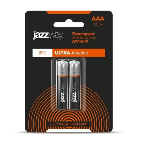 Элементы питания LR03 Ultra PLUS BL-2 | 4895205008168 JAZZway 4690601031433