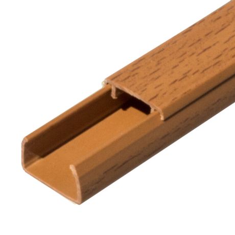 Кабель-канал бук 2-й замок в п/э 25х16 (50 м/уп) | PR03.0197 Промрукав Строитель