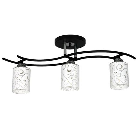 Светильник Стиль 131 черн.(Плафон 8498) НПБ 01-3х60-178 Е27 ИМ - 1005405038 Элетех