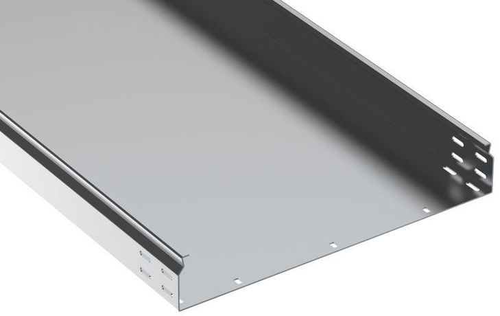 Лоток листовой неперфорир. 80х500 L2500 сталь 2.0мм ESCA 7 IEK CLN10-080-500-200-D25