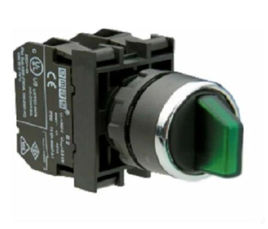 Переключатель 0-1 с фиксацией зел. (2НО) EMAS B101SL20Y